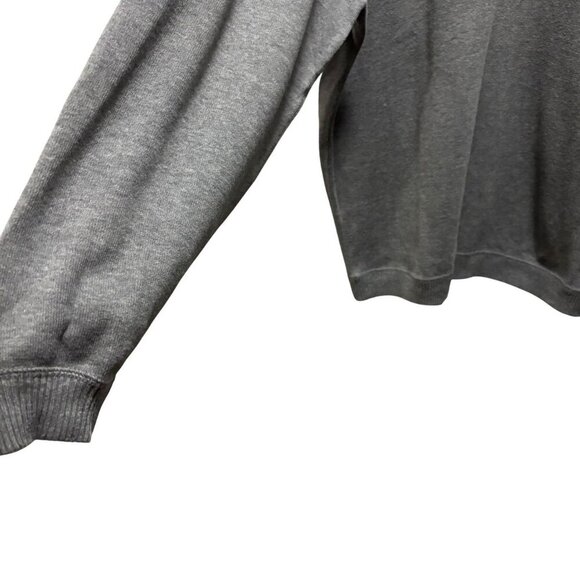 Tommy Bahama Gray 1/4 Zip Pullover Sweater Reversible Size XL Mens Knitwear - Picture 5 of 7